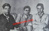 وصفي التل وخليل السالم وحمد الفرحان (صورة جماعية من نهاية الثلاثينيات)
