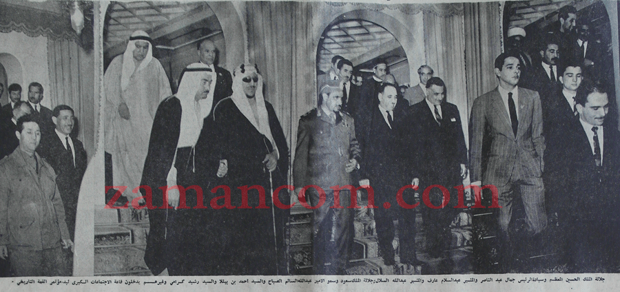 القادة العرب في ذلك الوقت